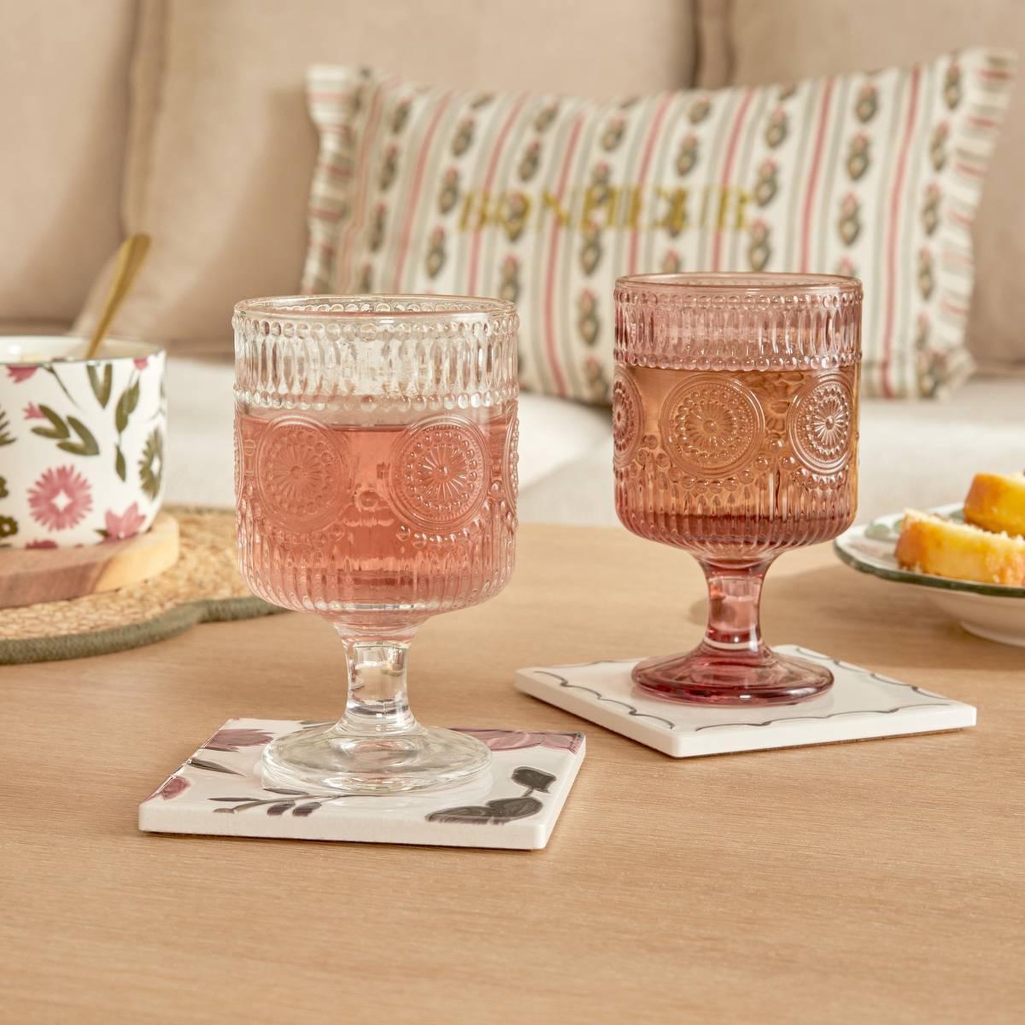 Voir la diapositive 4 : SECRET DE GOURMET Lot de 6 verres à vin  ina  21cl rose