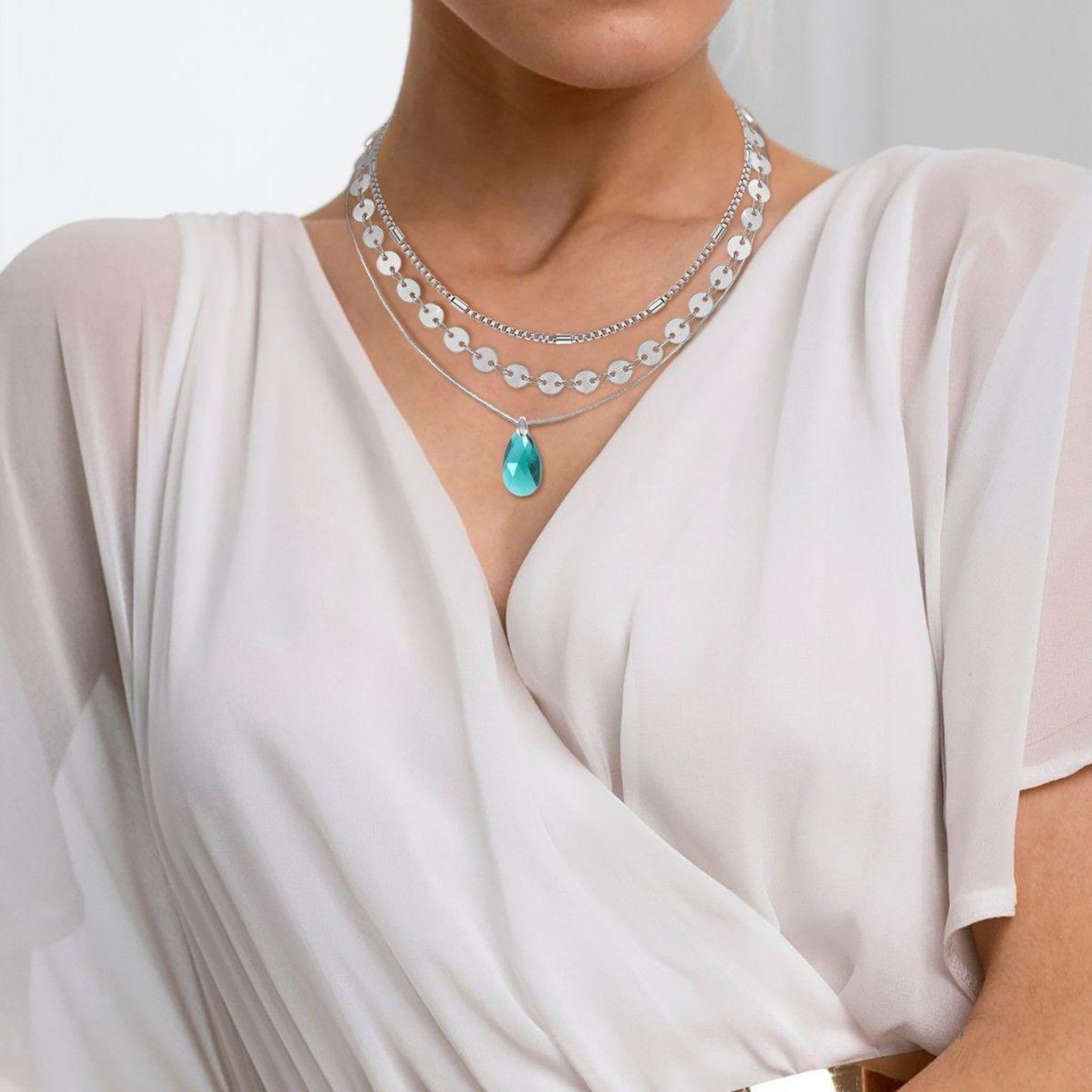 Voir la diapositive 2 : SC CRYSTAL Set de 3 colliers par SC Crystal®