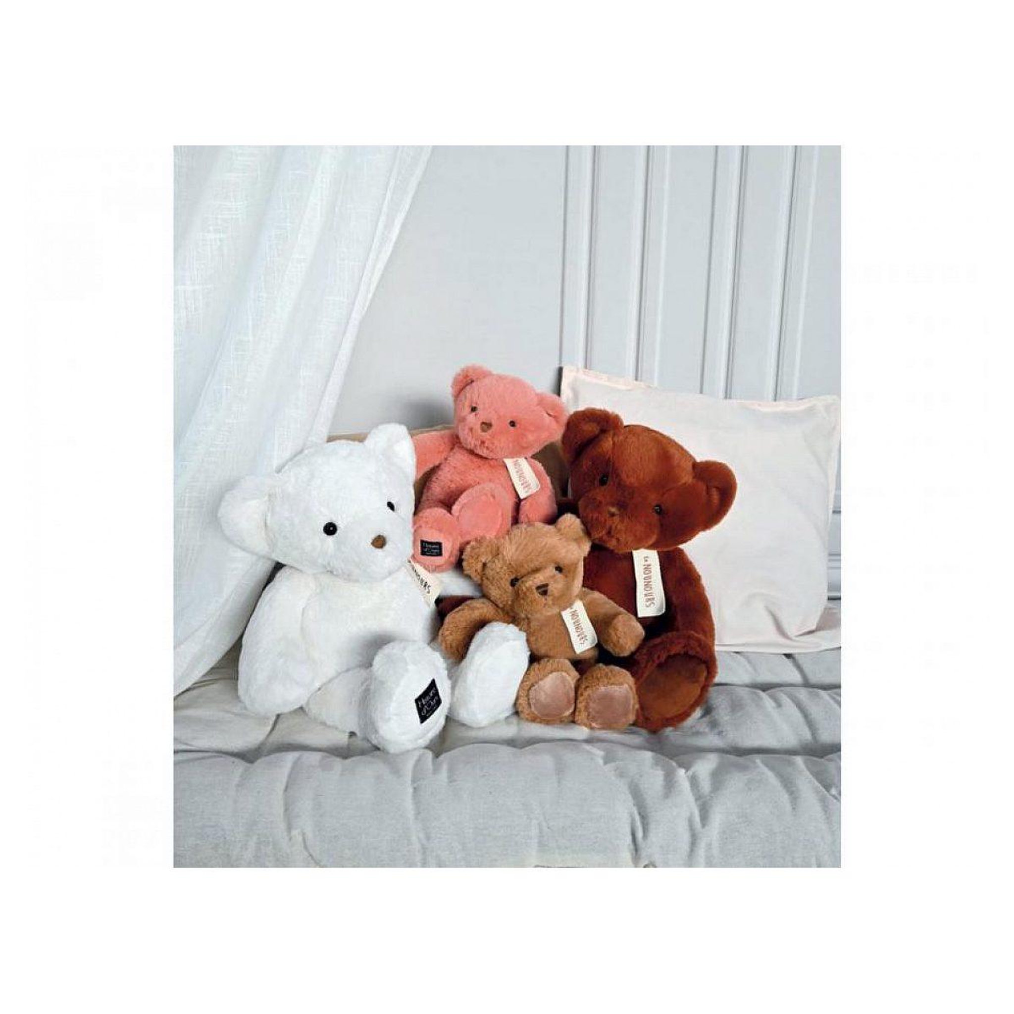 Voir la diapositive 2 : Histoire D'Ours Ho3236 peluche le nounours cannelle 40cm