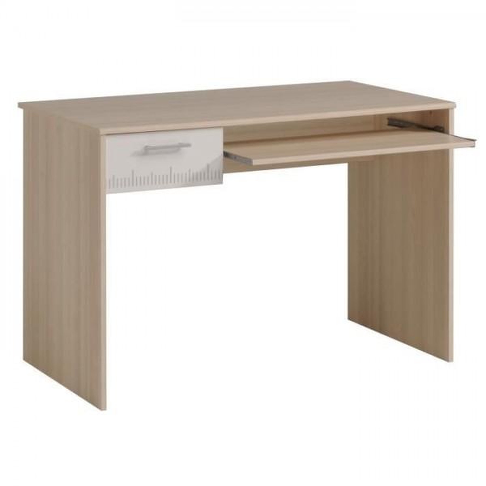 Voir la diapositive 6 : PARISOT PARISOT Chambre enfant complete Tete de lit + lit + bureau - Style contemporain - Décor acacia clair et blanc - CHARLEMAGNE