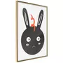 Paris Prix Affiche Murale Encadrée  Surprised Bunny 