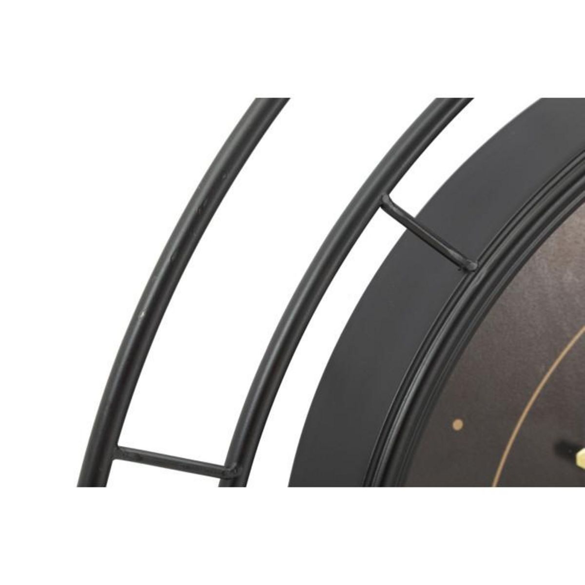 Paris Prix Horloge Murale en Verre  Fashion  70cm Noir