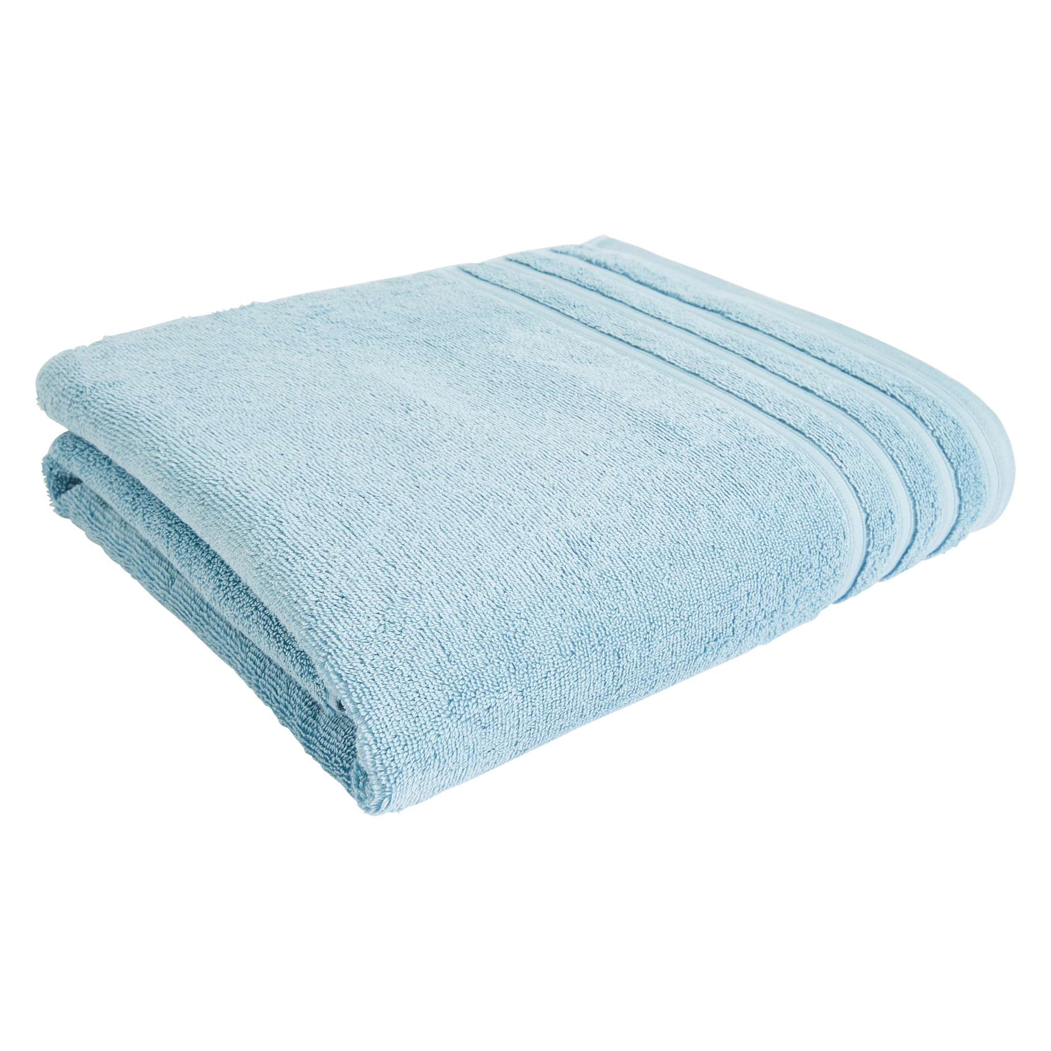 Voir la diapositive 1 : ACTUEL  Serviette de toilette unie en coton bouclé 500 gr/m2