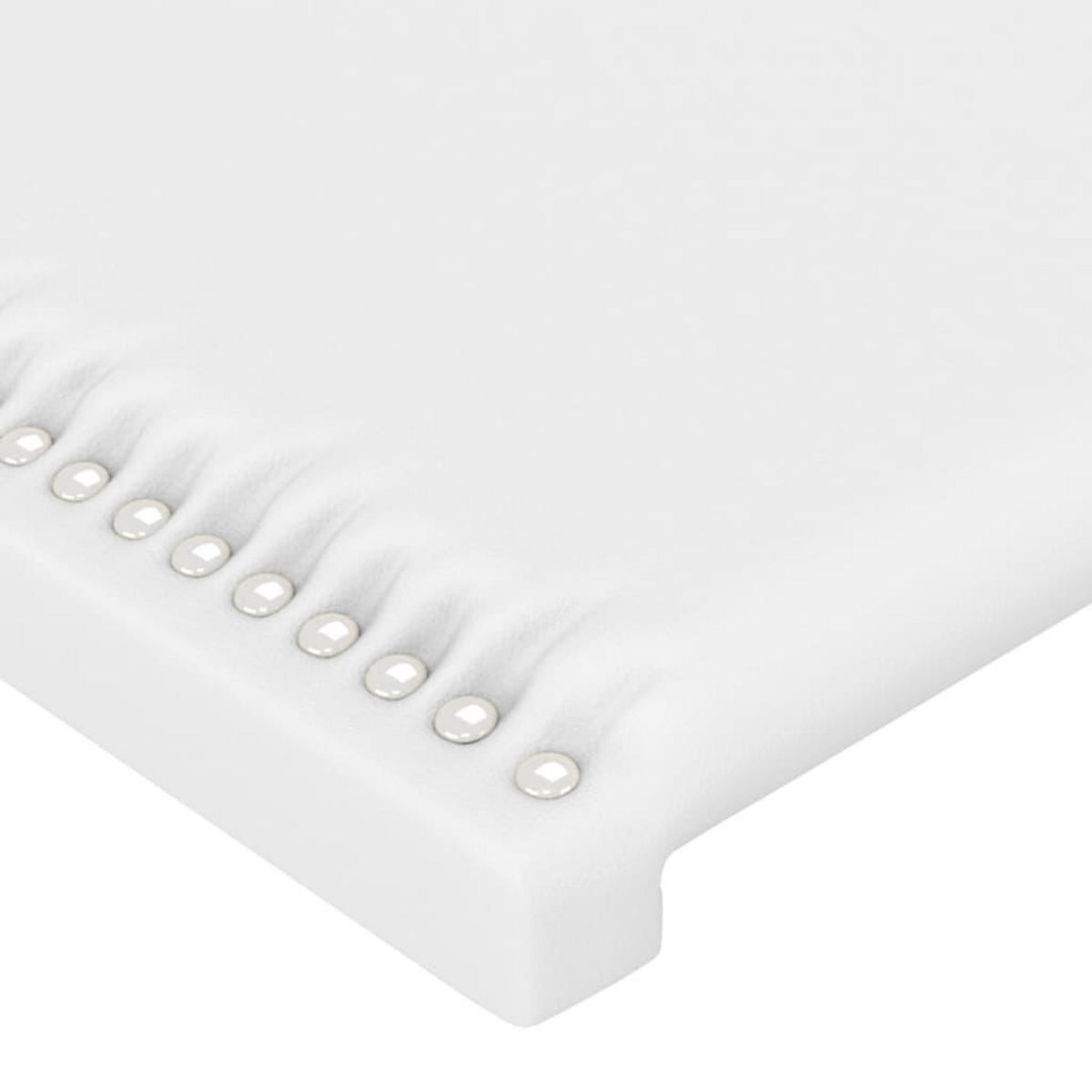 VIDAXL Tetes de lit 4 pcs Blanc 100x5x78/88 cm Similicuir