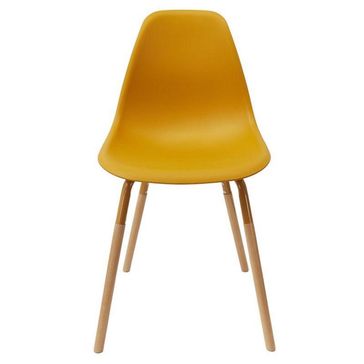 Paris Prix Lot de 4 Chaises Scandinaves  Phénix  81cm Moutarde