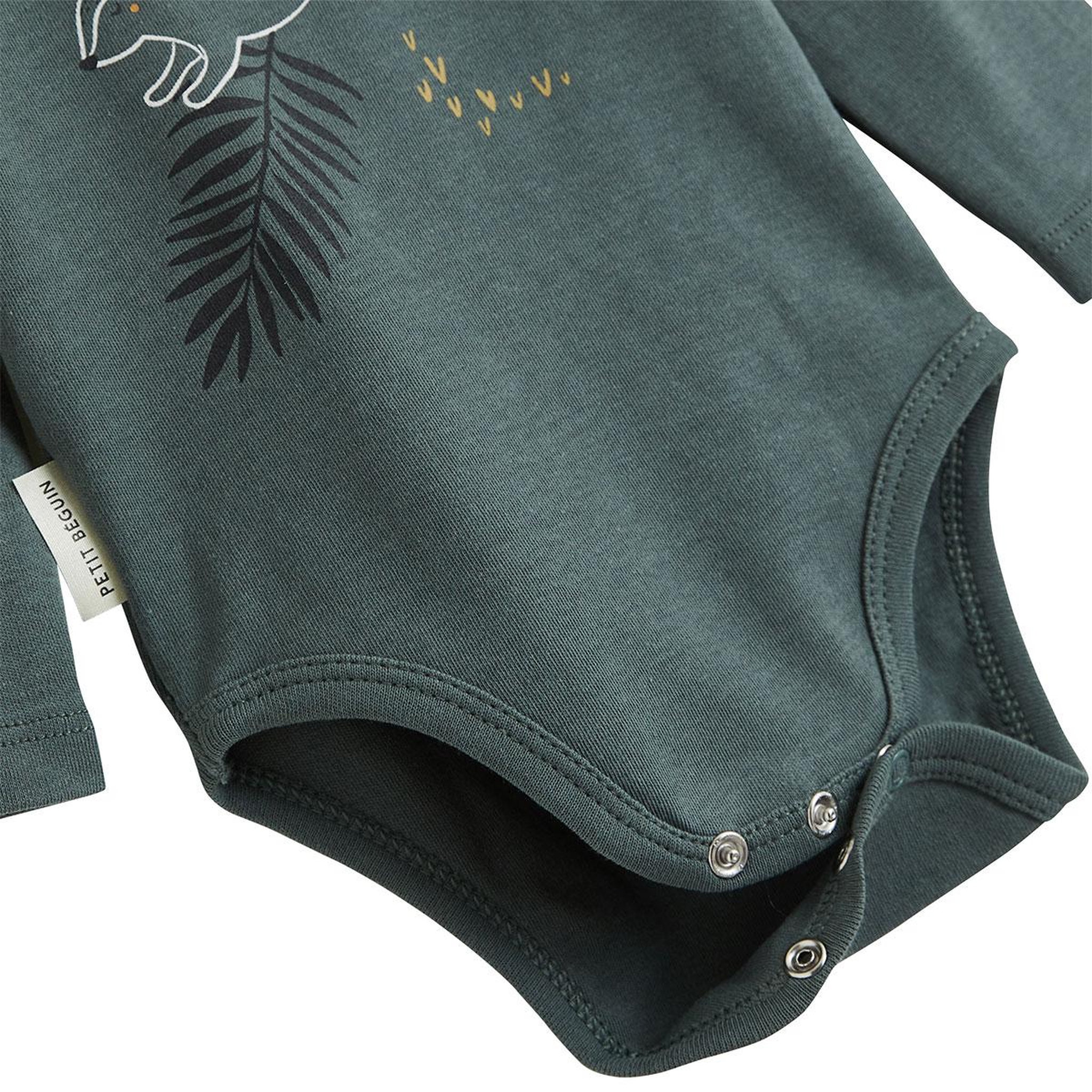 Voir la diapositive 2 : Petit Béguin Lot de 2 bodies bébé manches longues elliott