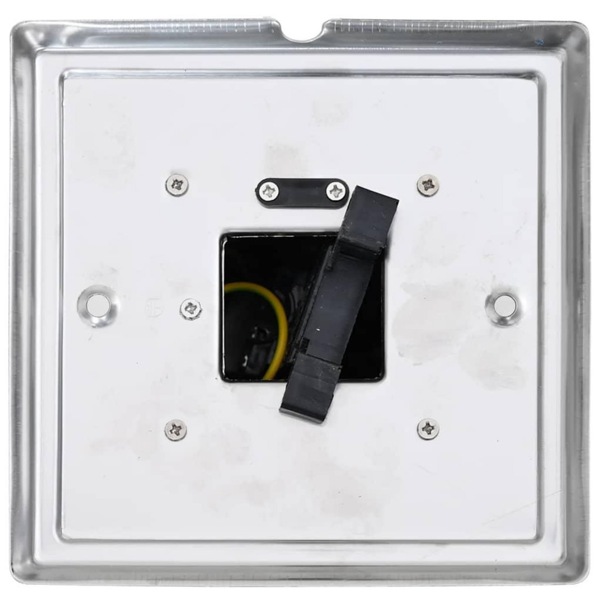 VIDAXL Pilier de prise de jardin avec minuterie Acier inoxydable