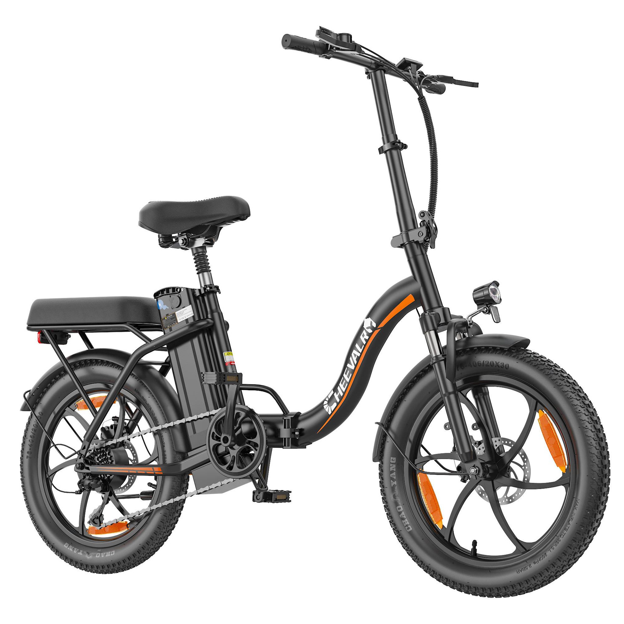 Voir la diapositive 2 : CHEEVALRY Vélo électrique pliant CHEEVALRY C16-1