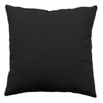 Paris Prix Coussin Déco Uni Déhoussable  Panama  40x40cm Anthracite