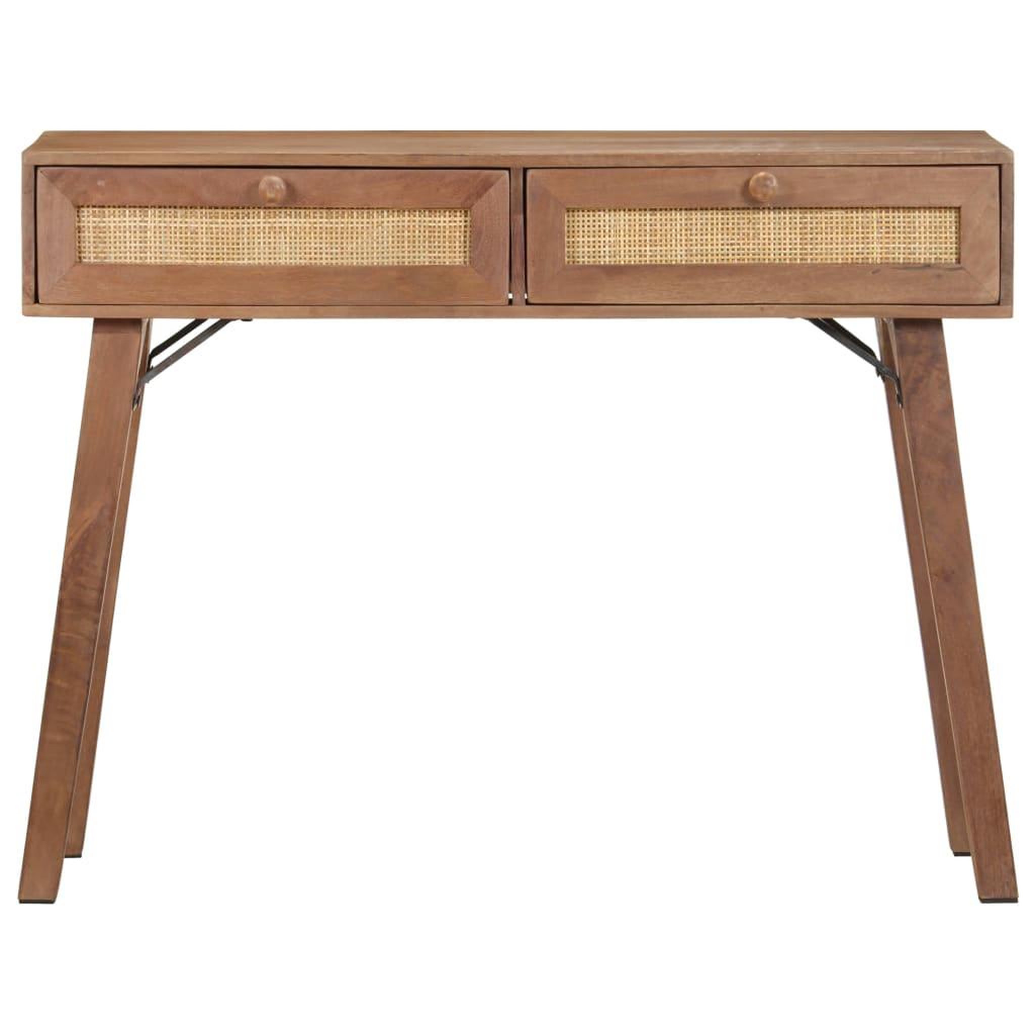 Voir la diapositive 2 : VIDAXL Table console 100x35x76 cm bois de manguier massif