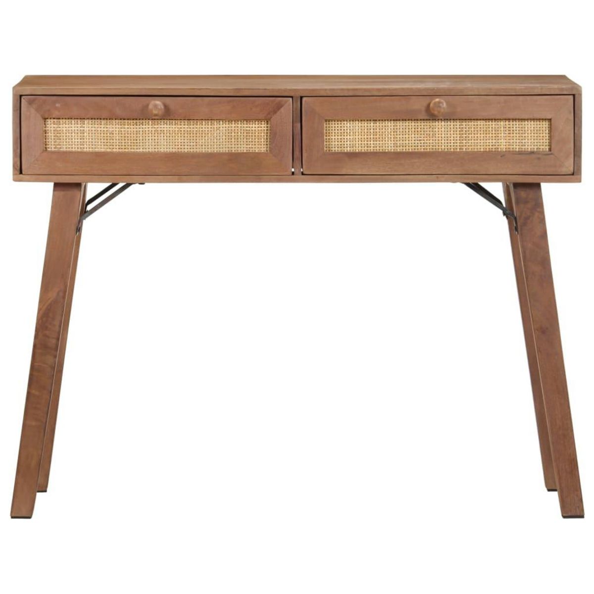 VIDAXL Table console 100x35x76 cm Bois de manguier massif