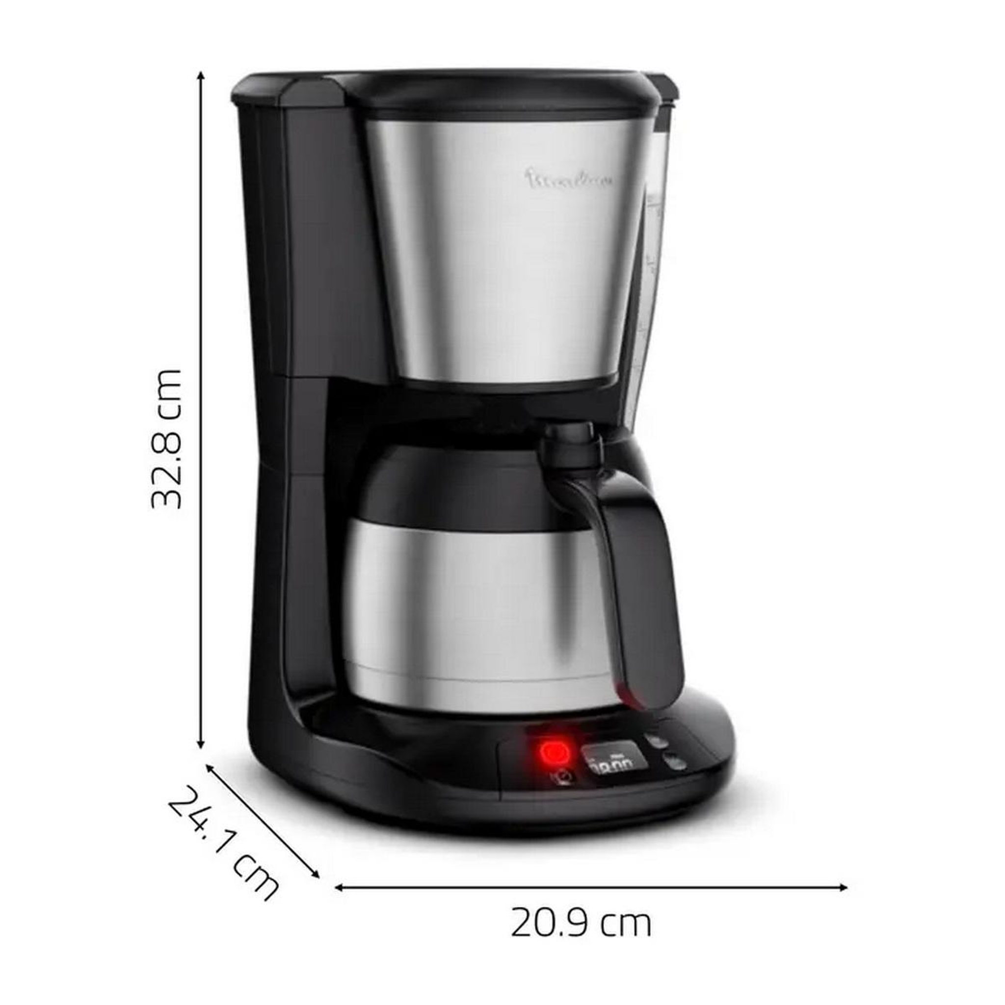 Voir la diapositive 3 : MOULINEX Cafetière filtre 0.9l 8 tasses - ft5s2de0