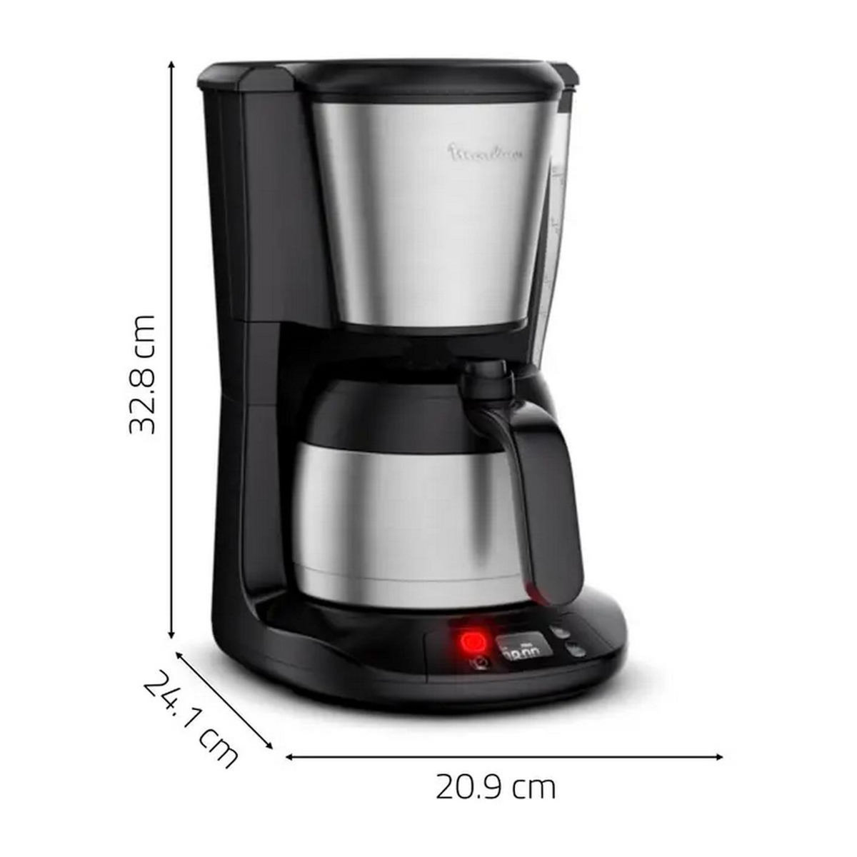 MOULINEX Cafetière filtre 0.9l 8 tasses - FT5S2DE0