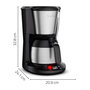 Voir la diapositive 3 : MOULINEX Cafetière filtre 0.9l 8 tasses - FT5S2DE0