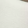 HOMCOM Fauteuil lounge à bascule - assise profonde, dossier incliné - revêtement effet peau de mouton polyester crème - accoudoirs, structure bois hévéa