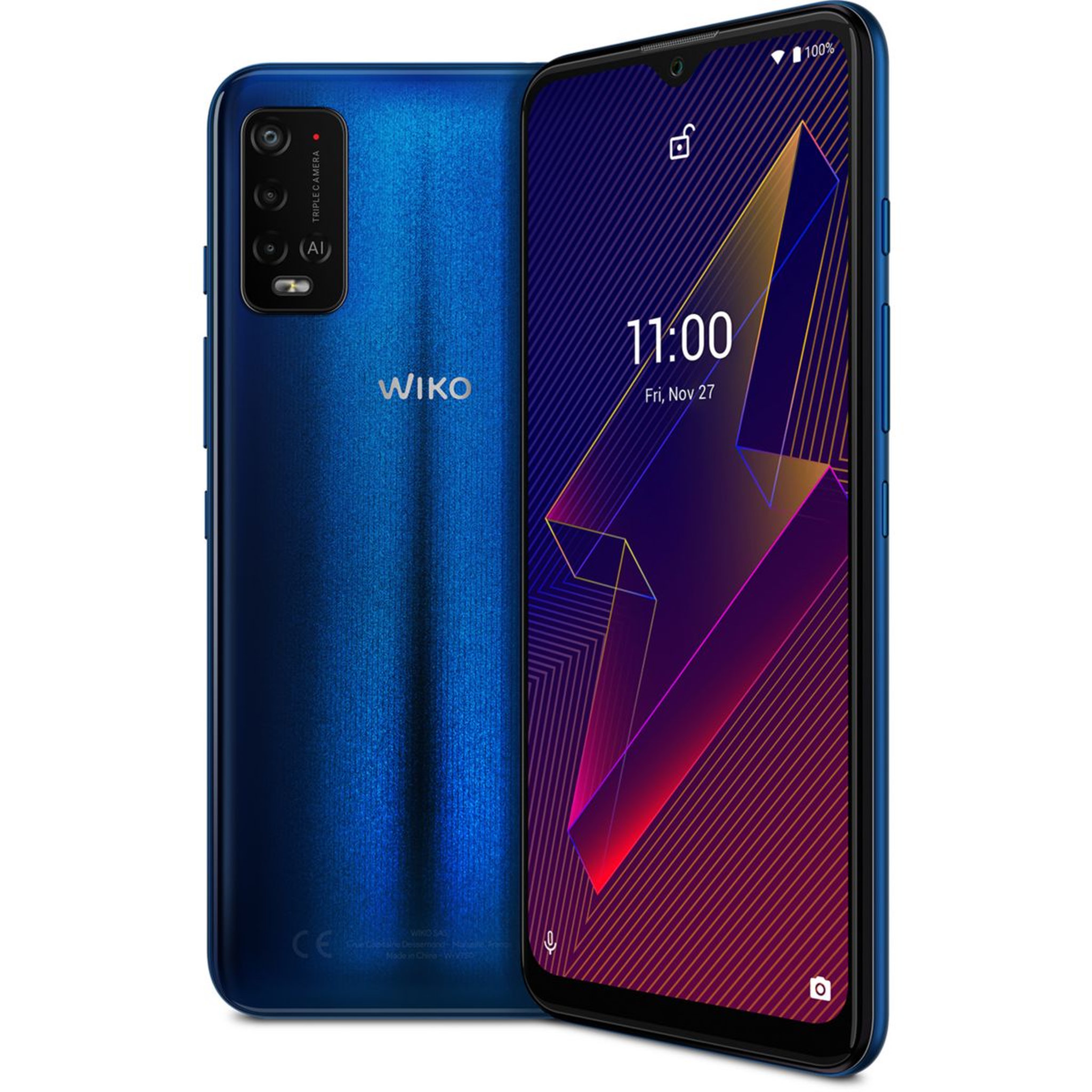 Voir la diapositive 4 : WIKO Smartphone Power U20 Bleu