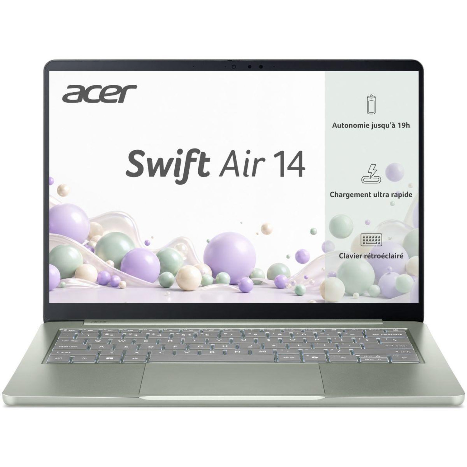 Ordinateur portable Swift Air SFA14-I31-59JG 14  Intel Core 5 320 8 Go RAM DDR5 SSD 512 Go