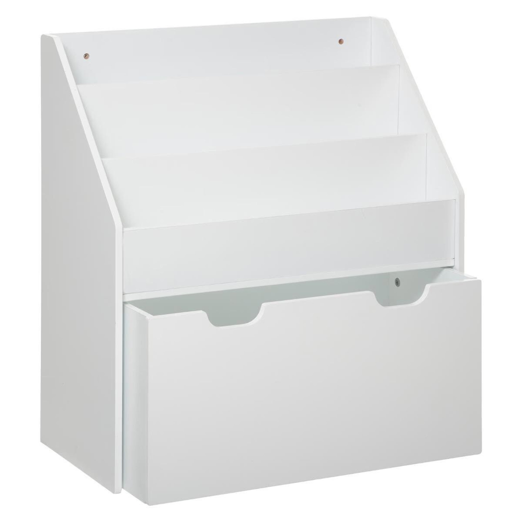 Atmosphera Kids Bibliothèque Enfant  Boy  70cm Blanc