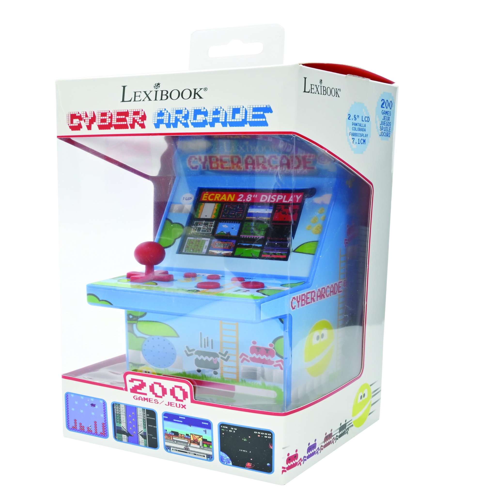 Voir la diapositive 6 : Lexibook Console portable Cyber Arcade - écran 2.8'' 200 jeux