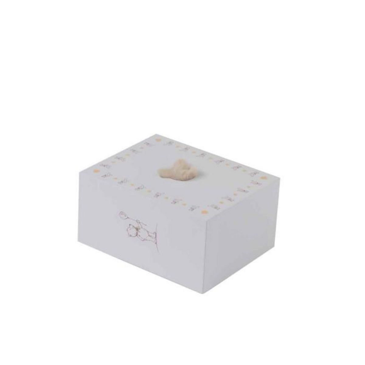 Paris Prix Tapis Déco Enfant  Tête d'Ours  60cm Beige