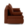 Voir la diapositive 5 : BEST MOBILIER Larson - canapé droit 3 places convertible avec coffre en velours côtelé