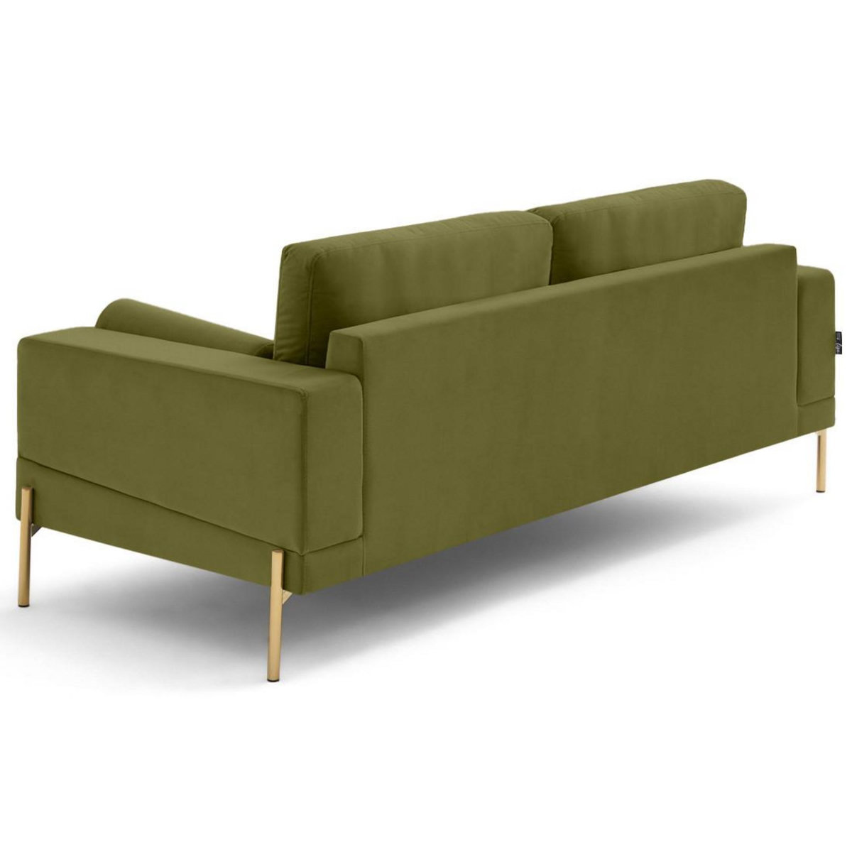 LISA DESIGN Isaure - canapé droit 3 places en velours