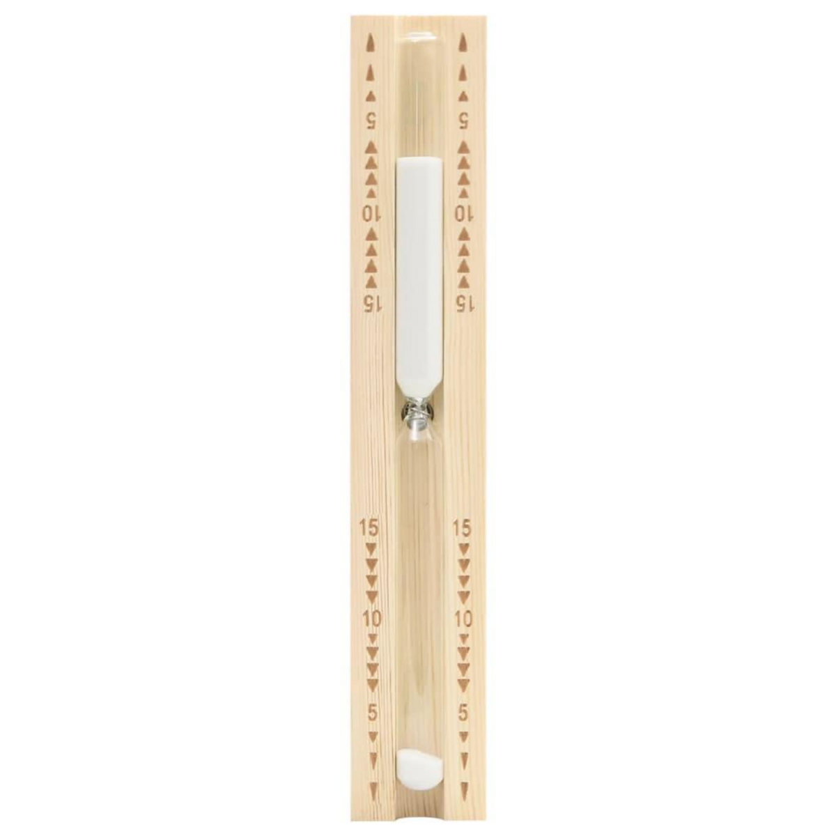 VIDAXL Minuterie a sable pour sauna 15 minutes Bois massif de pin