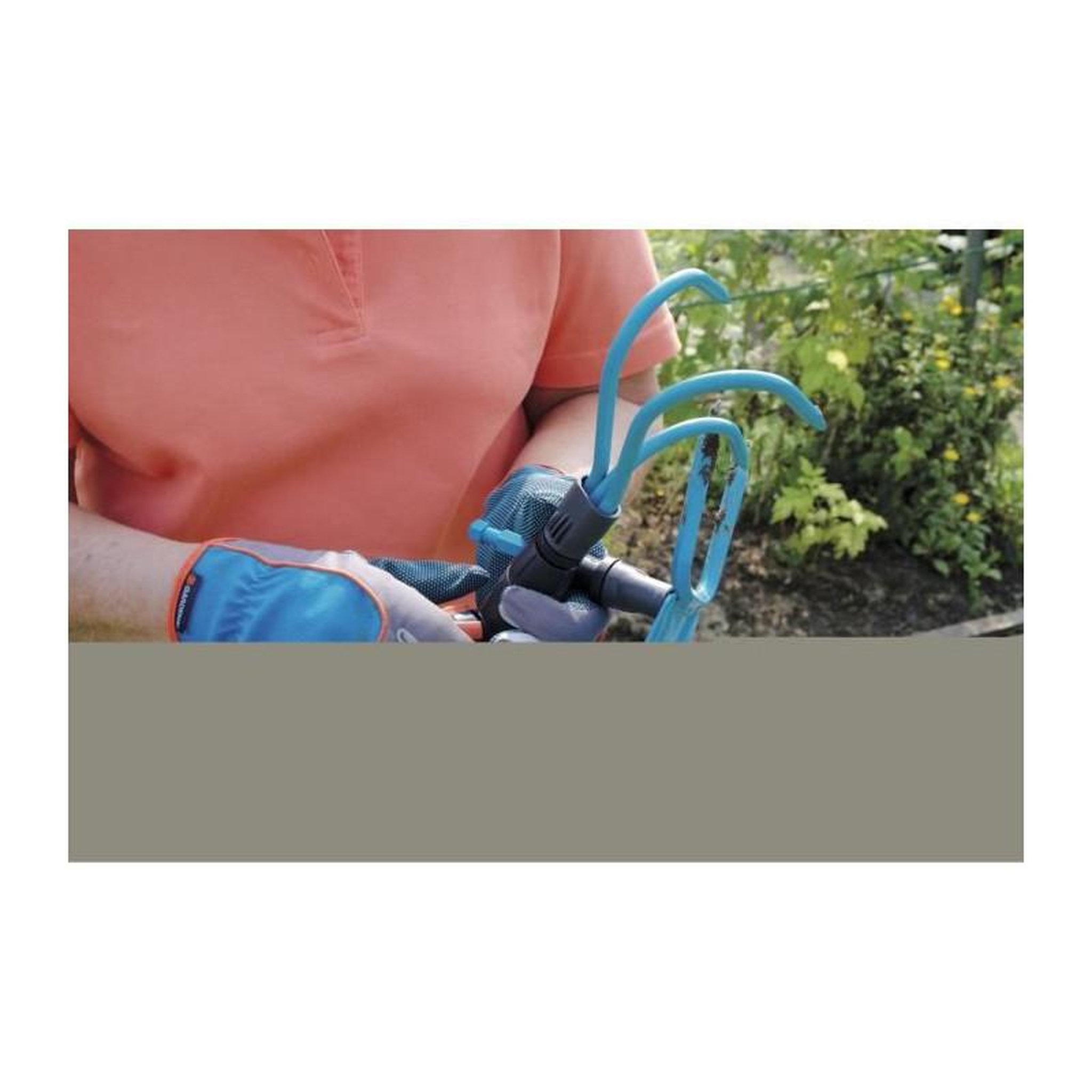 Voir la diapositive 5 : Gardena GARDENA Manche bois FSC 100% 130cm Combisystem | Support outils | Revetement anti-derapant | Garanti 25 ans 3723-20