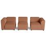Voir la diapositive 3 : LISA DESIGN Suaro - canapé modulable 3 places en tissu texturé