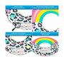 Voir la diapositive 3 : AIRMYFUN Pack 2 Bouées Gonflables Ronde XXL pour Piscine & Plage Ultra Confort, Flotteur Deluxe - Pack Twin Donut Leopard ø120cm