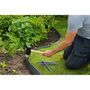 Voir la diapositive 3 : NATURE Piquets pour bordures de jardin - NATURE - Ancres en polypropylene gris - Lot de 10