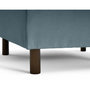 Voir la diapositive 3 : LISA DESIGN Jake - pouf en velours côtelé - pieds bois foncé