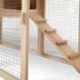 Voir la diapositive 5 : ID MARKET Poulailler VIP avec clapier double XXL en bois