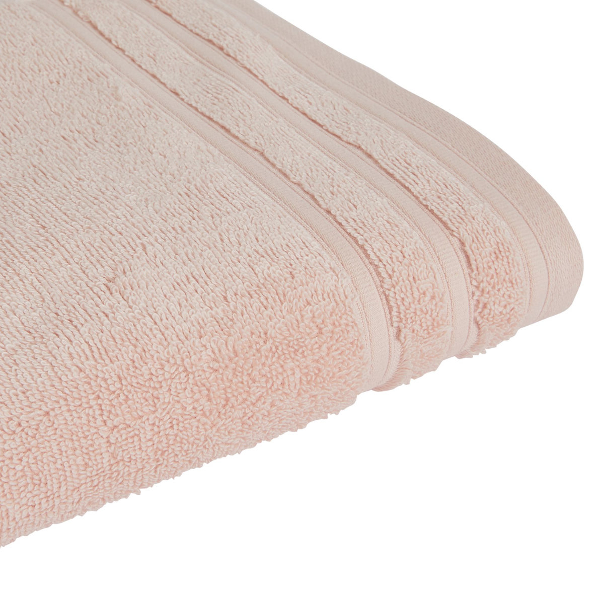 ACTUEL  Serviette de toilette unie en coton bouclé 500 gr/m2