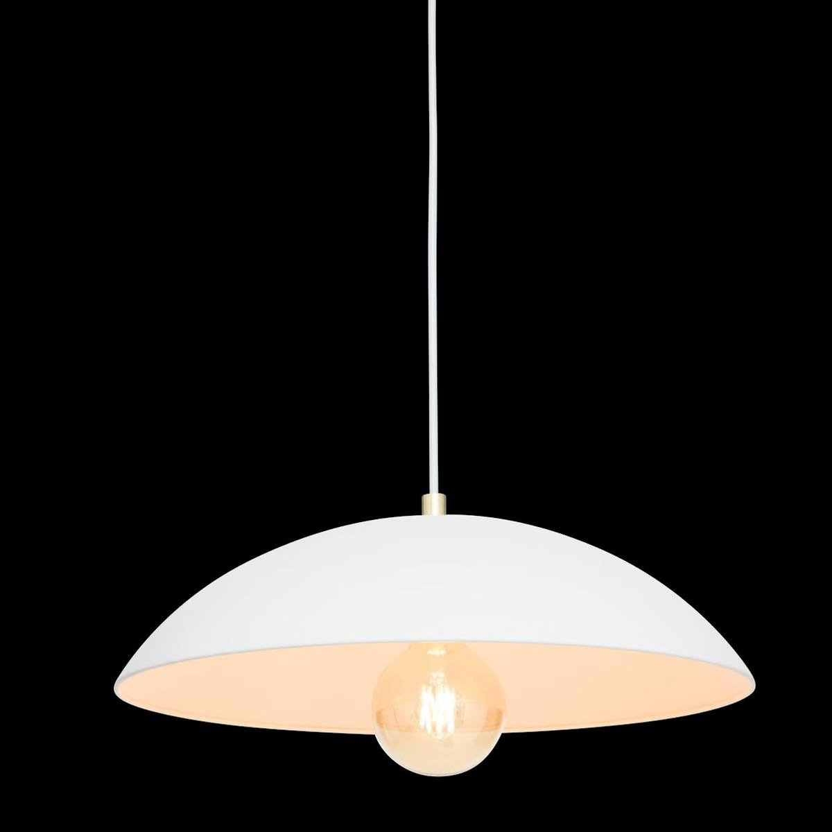 ATMOSPHERA Lampe Suspension Design en Métal  Delcia  45cm Blanc