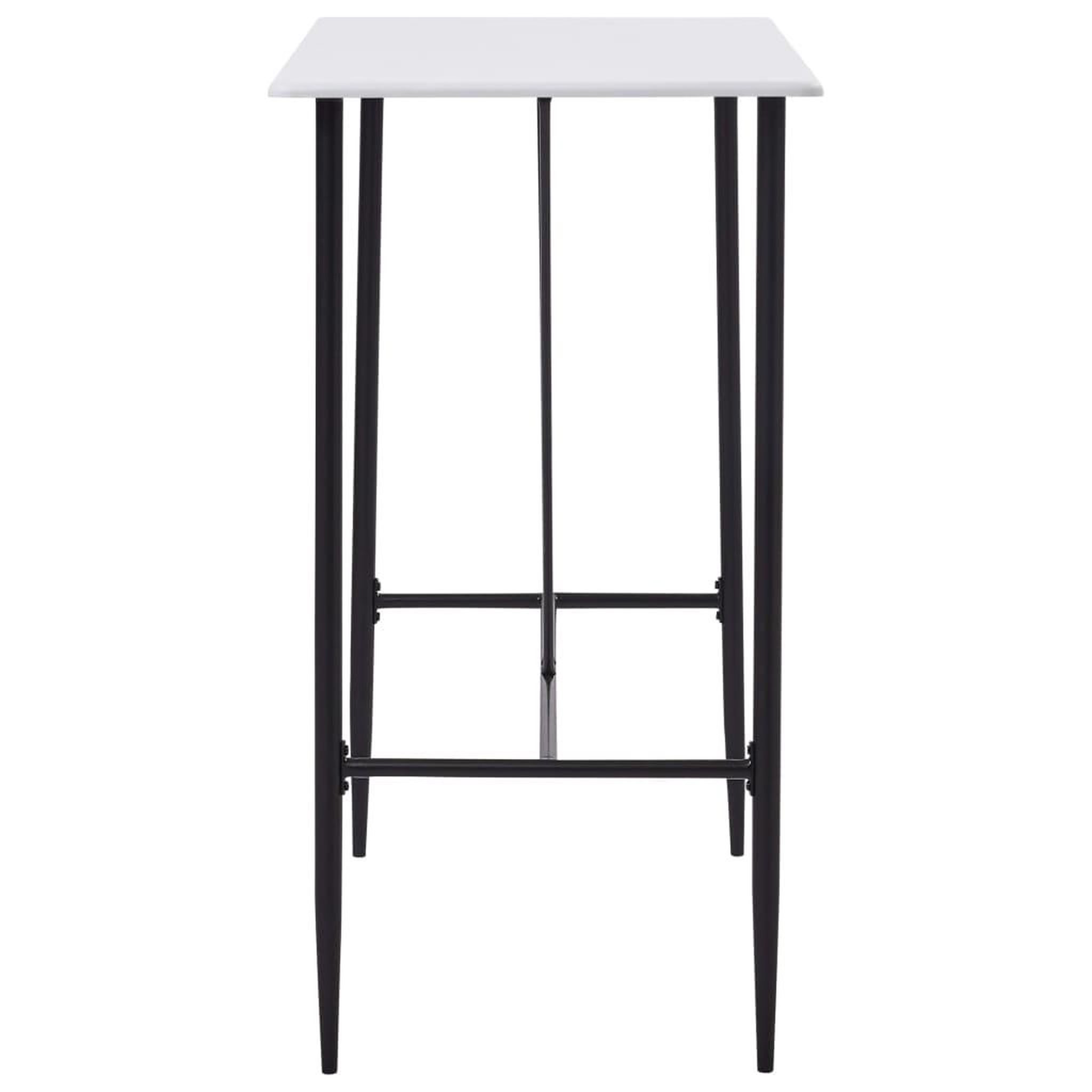 Voir la diapositive 4 : VIDAXL Ensemble de bar 5 pcs Tissu Noir