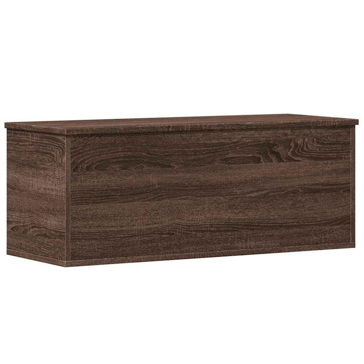 VIDAXL Boîte de rangement chene marron 90x35x35 cm bois d'ingenierie