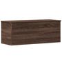Voir la diapositive 2 : VIDAXL Boîte de rangement chene marron 90x35x35 cm bois d'ingenierie