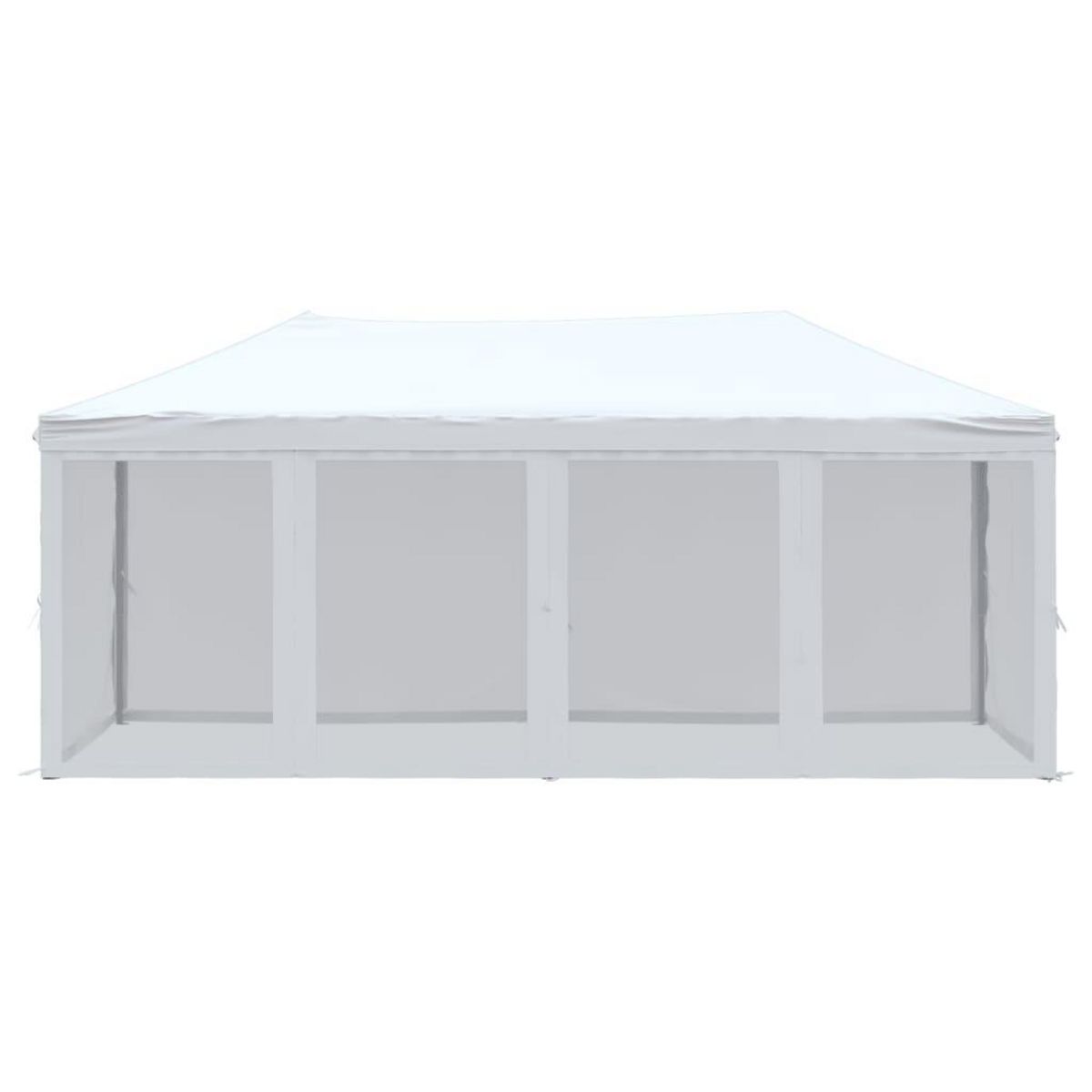 VIDAXL Tente de reception pliable avec parois Blanc 3x6 m