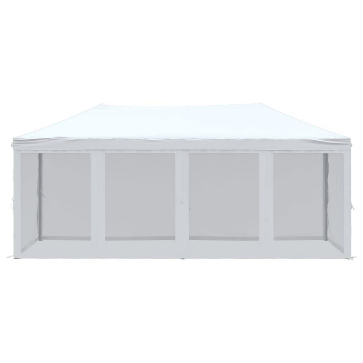 VIDAXL Tente de reception pliable avec parois Blanc 3x6 m