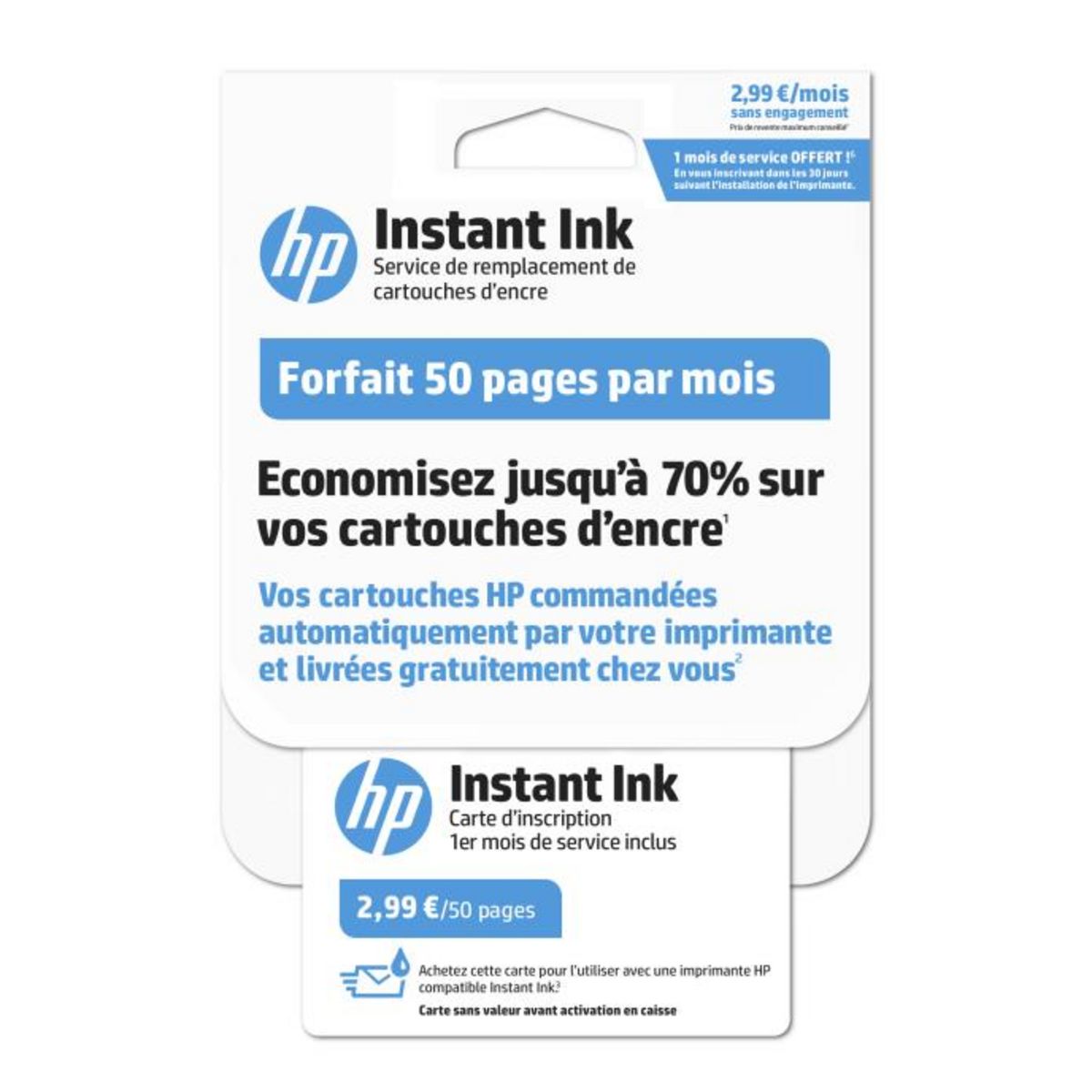 H.PACKARD Instant Ink - Forfait 50 pages/mois