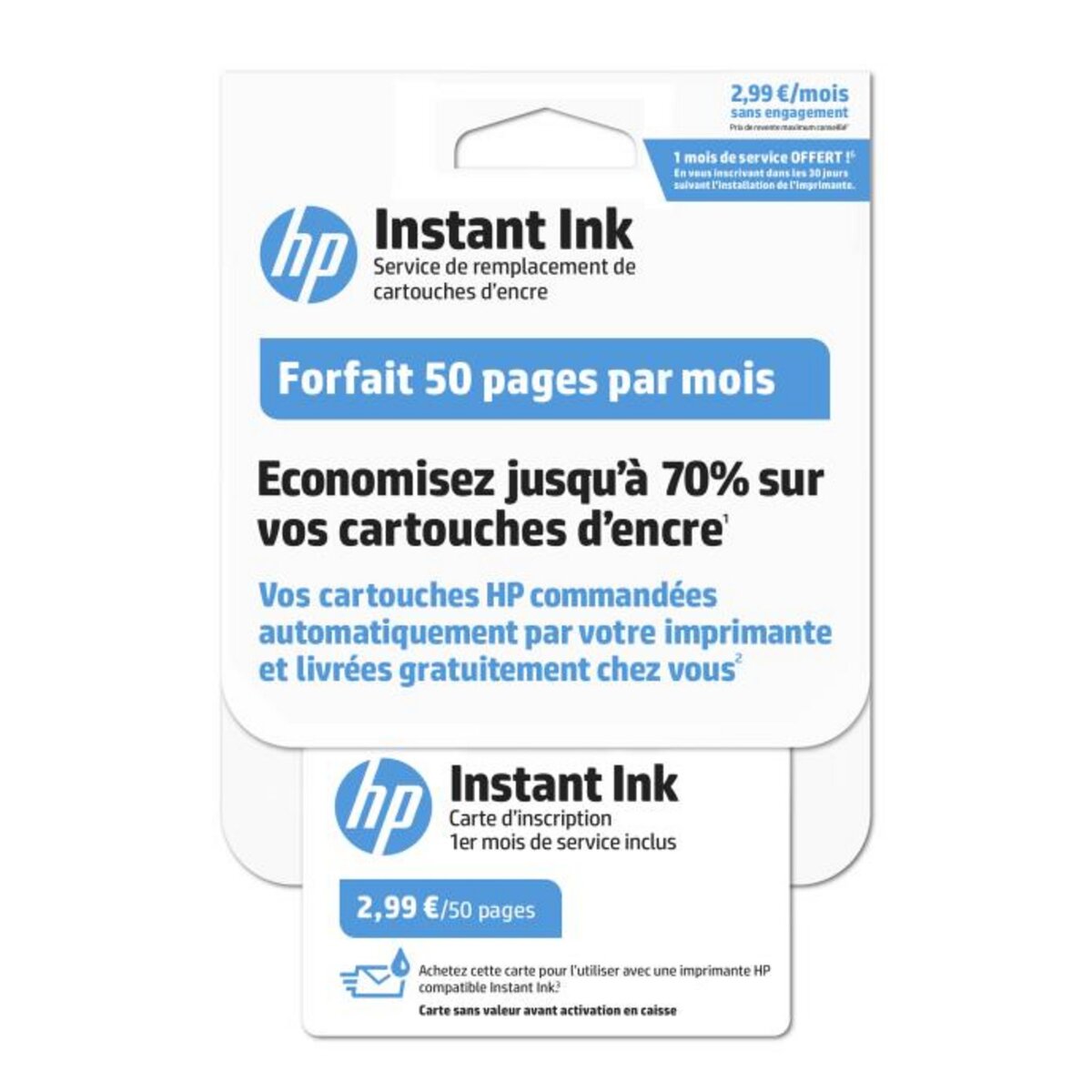 H.PACKARD Instant Ink - Forfait 50 pages/mois