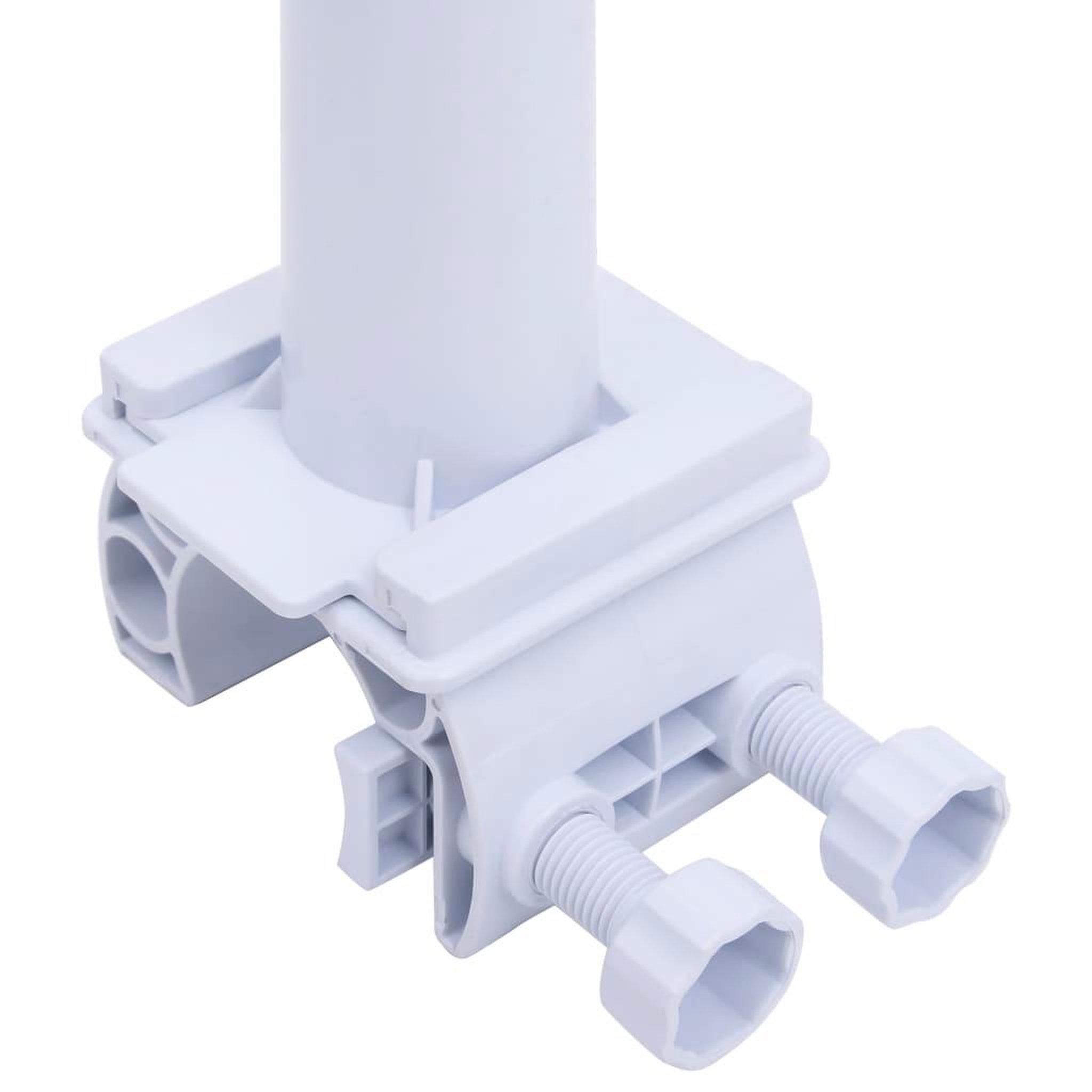 Voir la diapositive 5 : VIDAXL Rouleau de couverture de piscine avec base en plastique