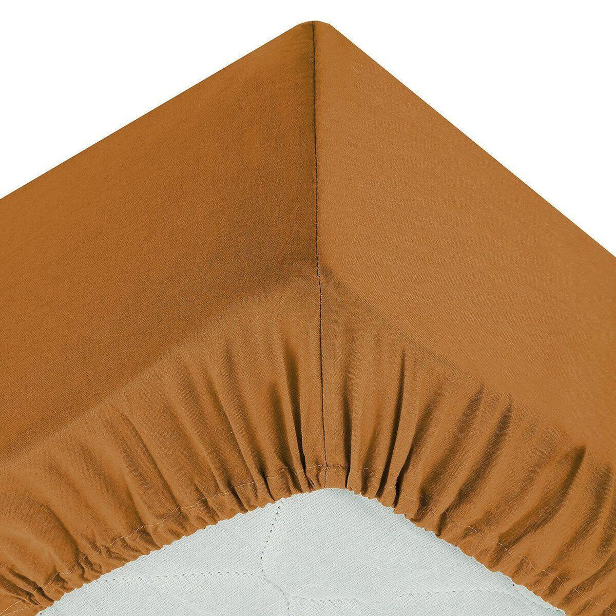 ATMOSPHERA Drap Housse  Intérieur  90x190cm Jaune Cumin