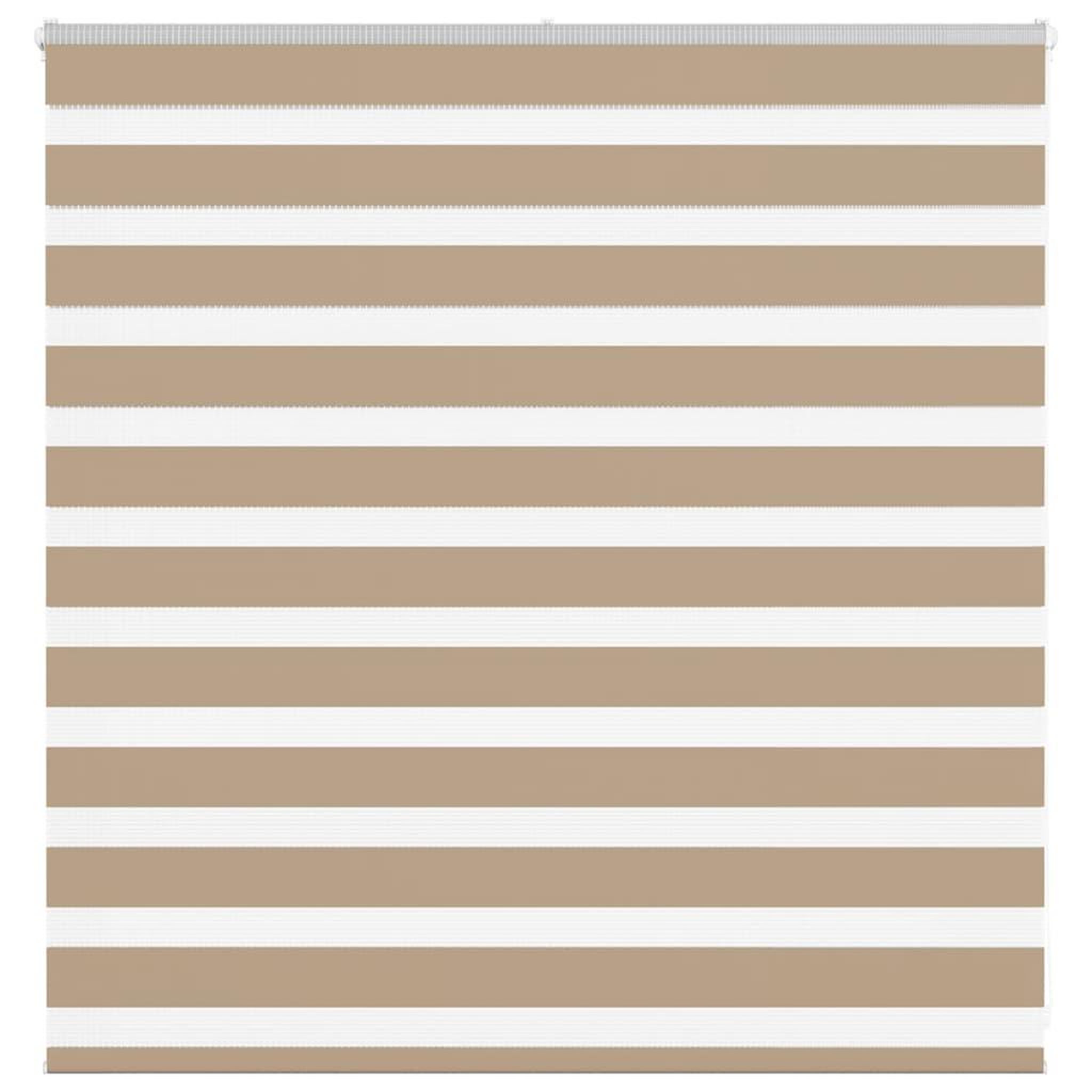 VIDAXL Store zebre marron sable largeur du tissu 140,9 cm polyester