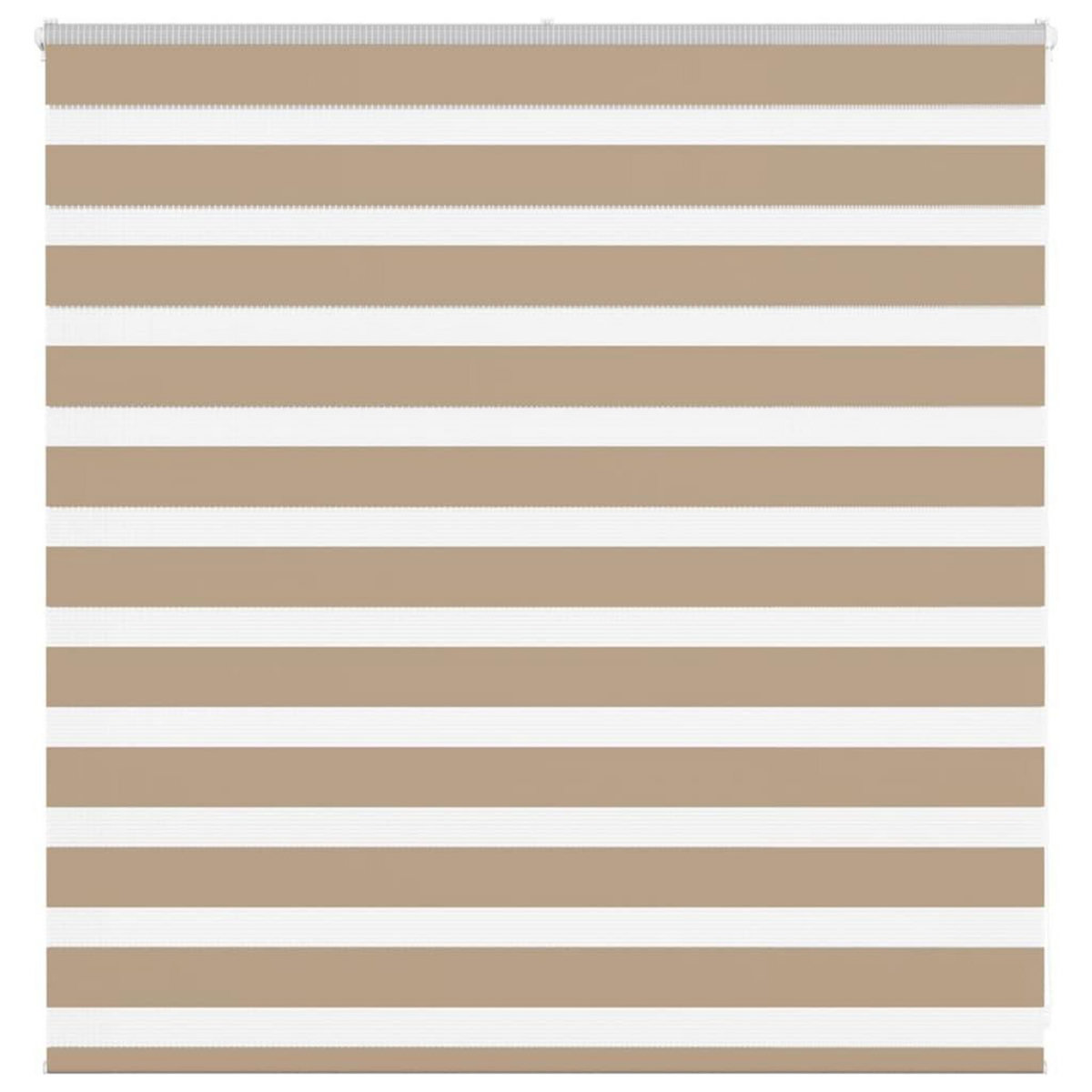 VIDAXL Store zebre marron sable largeur du tissu 140,9 cm polyester