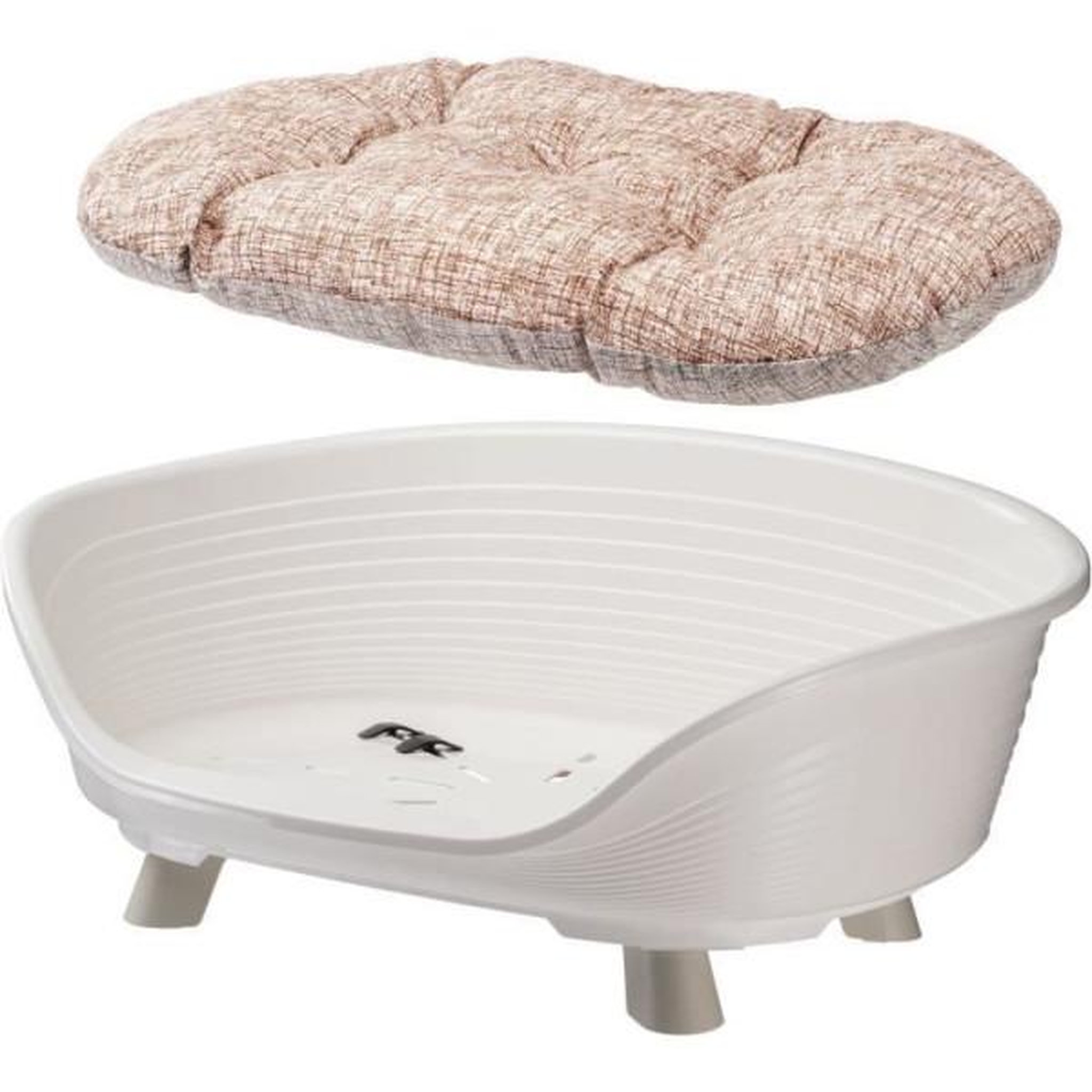 Voir la diapositive 3 : Ferplast Corbeille - FERPLAST - THRONE 6 - Avec coussin relax - Blanc