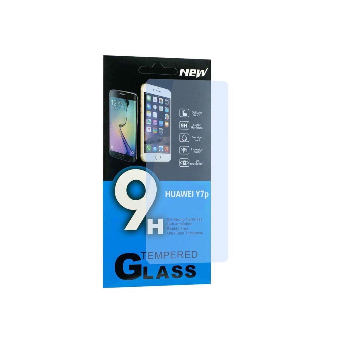 amahousse Vitre Huawei Y7p de protection d'écran en verre trempé résistante