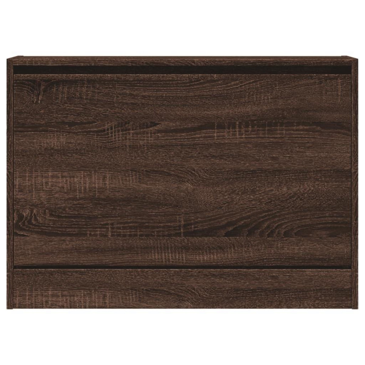 VIDAXL Armoire a chaussures chene marron 80x21x57 cm Bois d'ingenierie