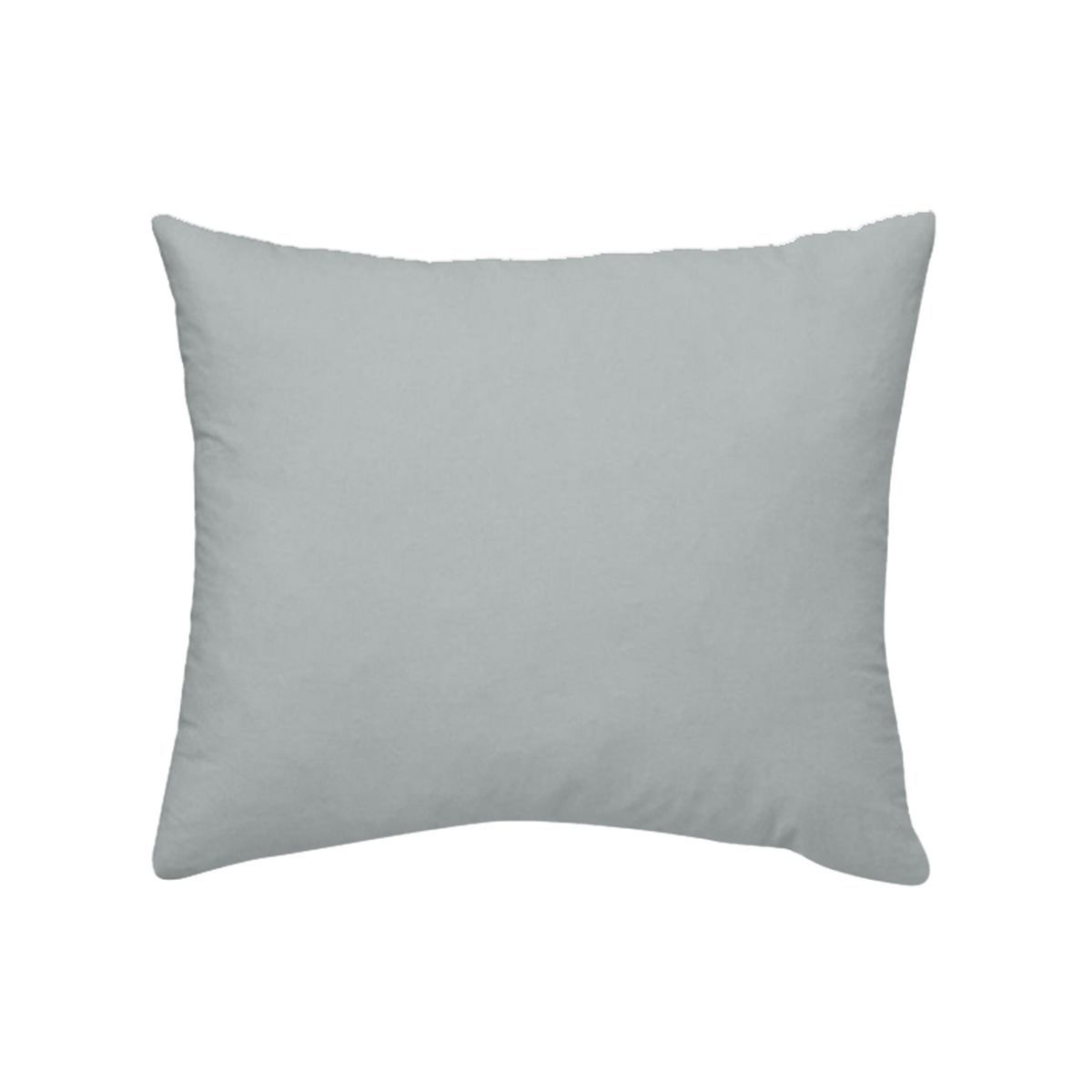 Taie d'oreiller unie en microfibre 82g/m²